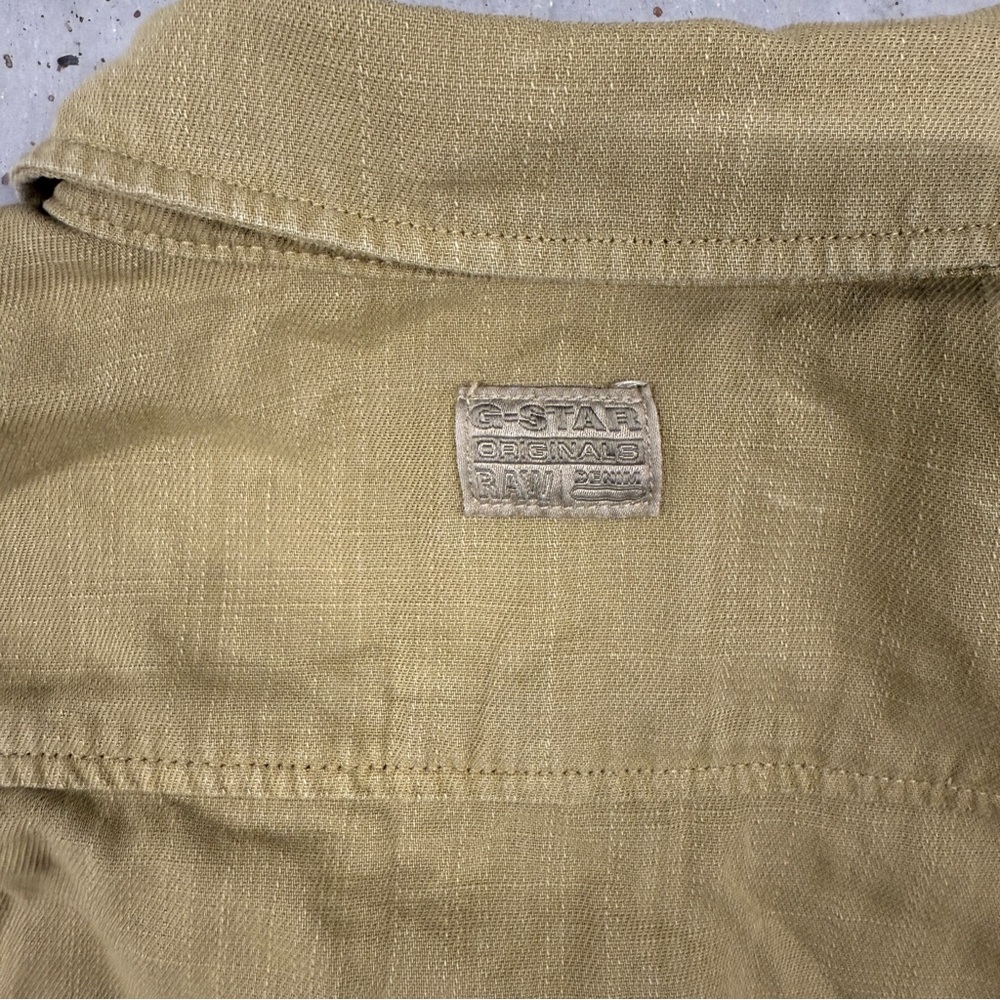 G-Star Raw Khaki Denim Button-Up Shirt - Picture 4 of 6